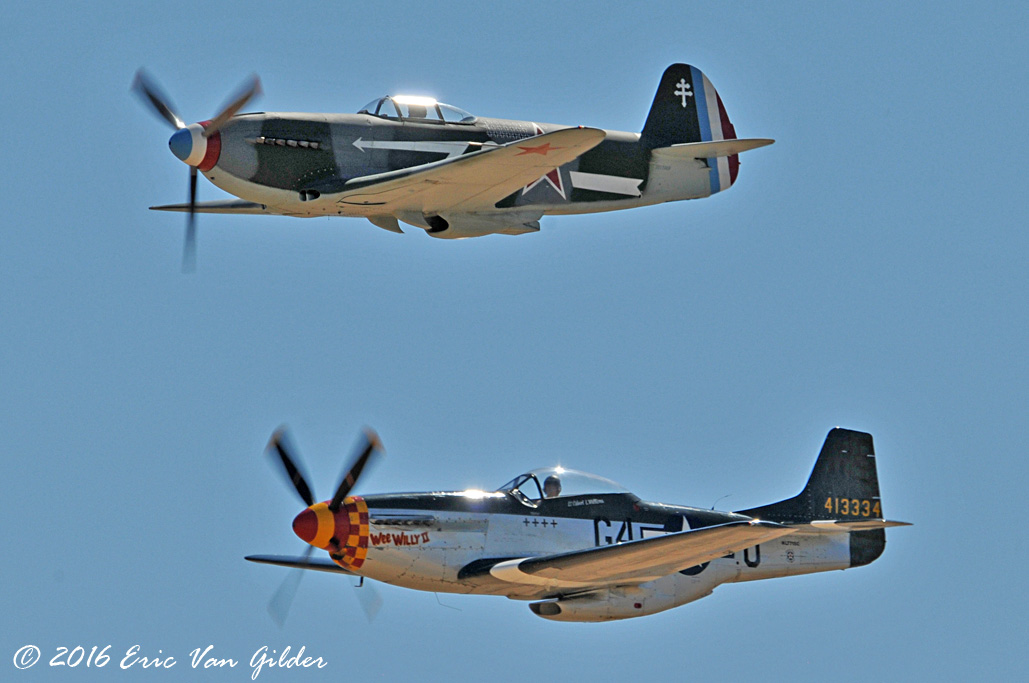 Yak-3 and P-51 Mustang