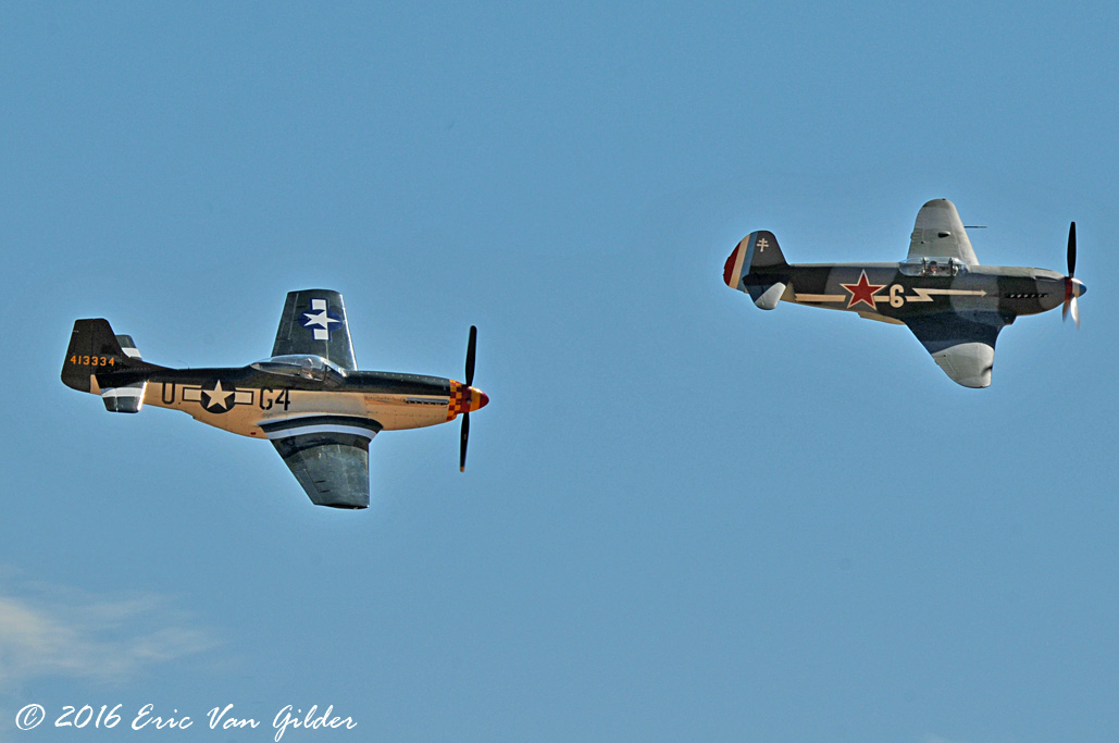 Yak-3 and P-51 Mustang